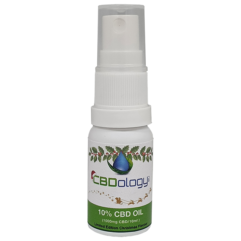 Limited edition Christmas flavoured CBD oil spray now in stock!
